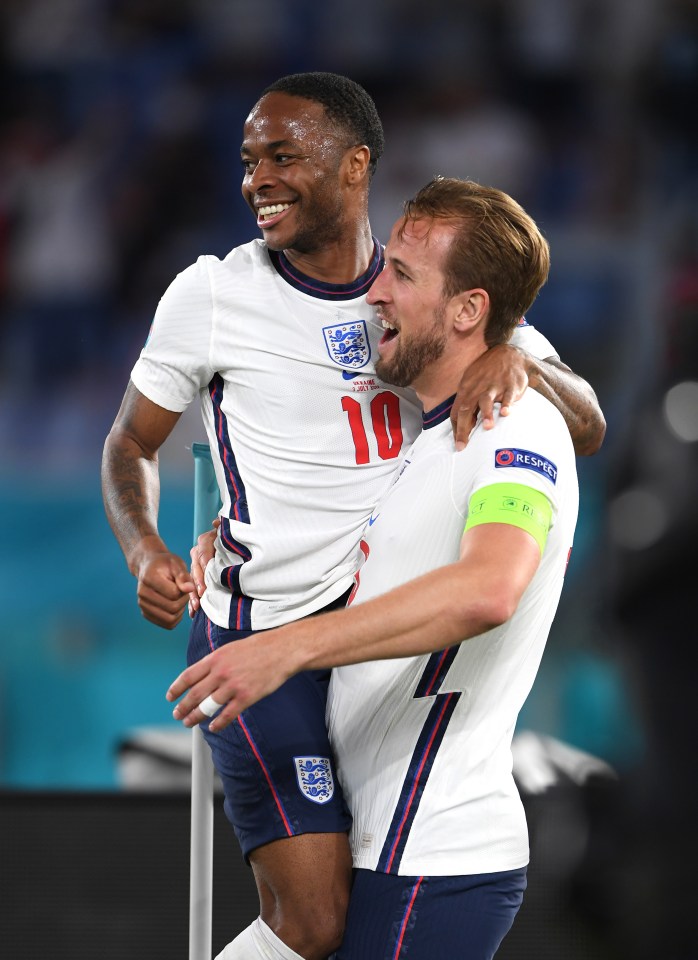 Raheem Sterling and Harry Kane have starred from England at Euro 2020