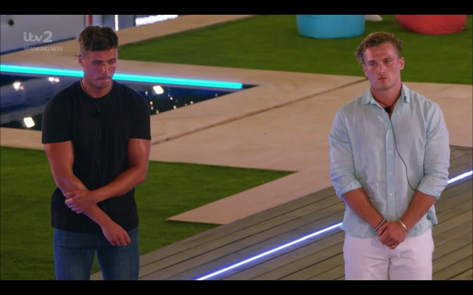 Love Island's Chuggs Wallis, far right, has dished the dirt on the villa secrets