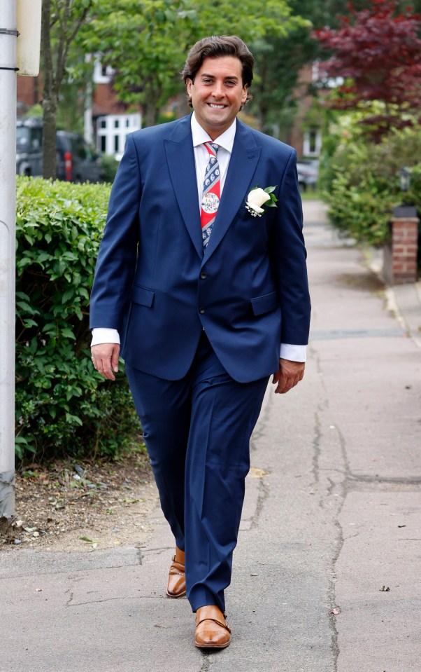 James gave an impromptu performance at a couple’s wedding over the weekend