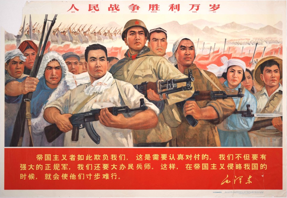 'Long Live the Victory of People's War!'... many historians believe it was just an excuse for Mao to eliminate all potential opposition