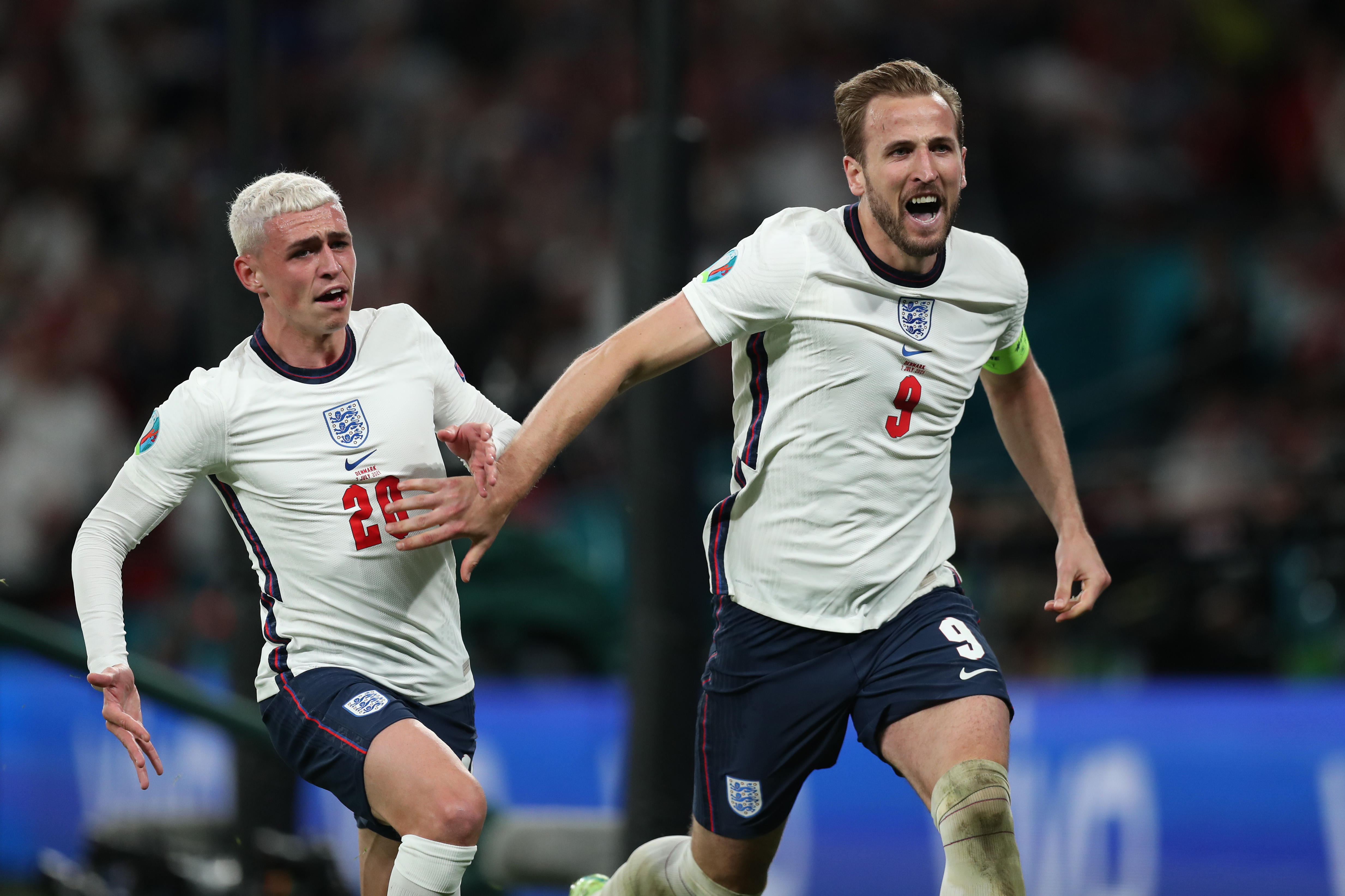 Harry Kane is now England's joint top scorer at major tournaments