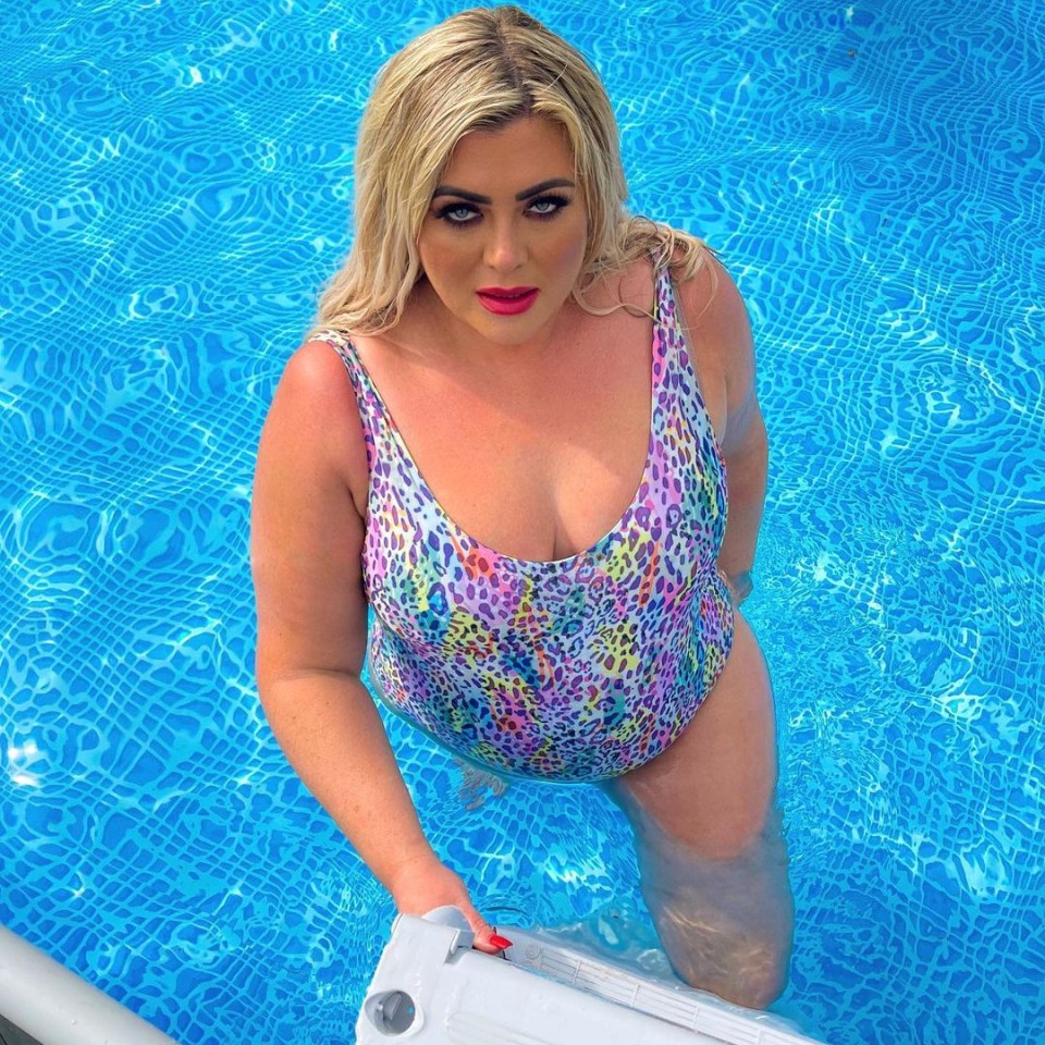 Gemma recently shared a sizzling picture in one of her designs