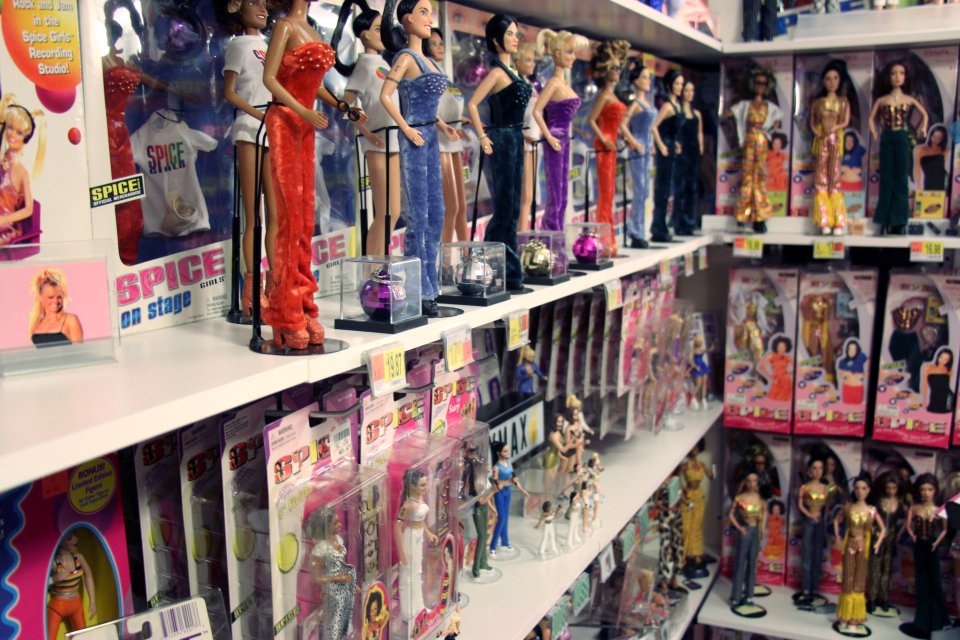 Adam, 36, even has a special Spice Room at his home to display his plastic pop princesses