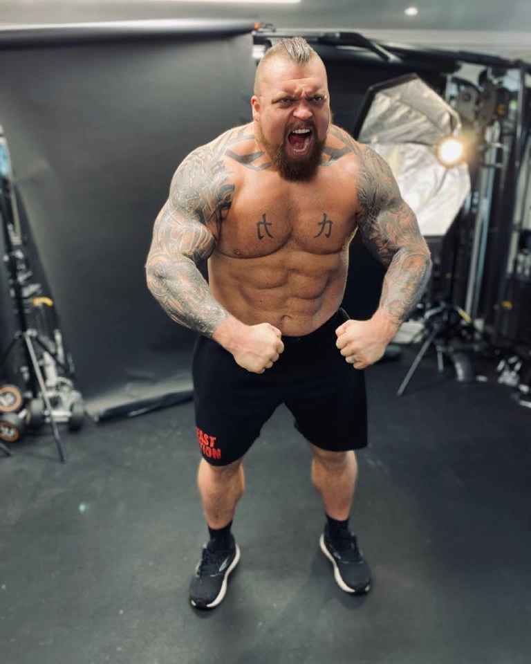 Eddie Hall revealed his six stone weight loss