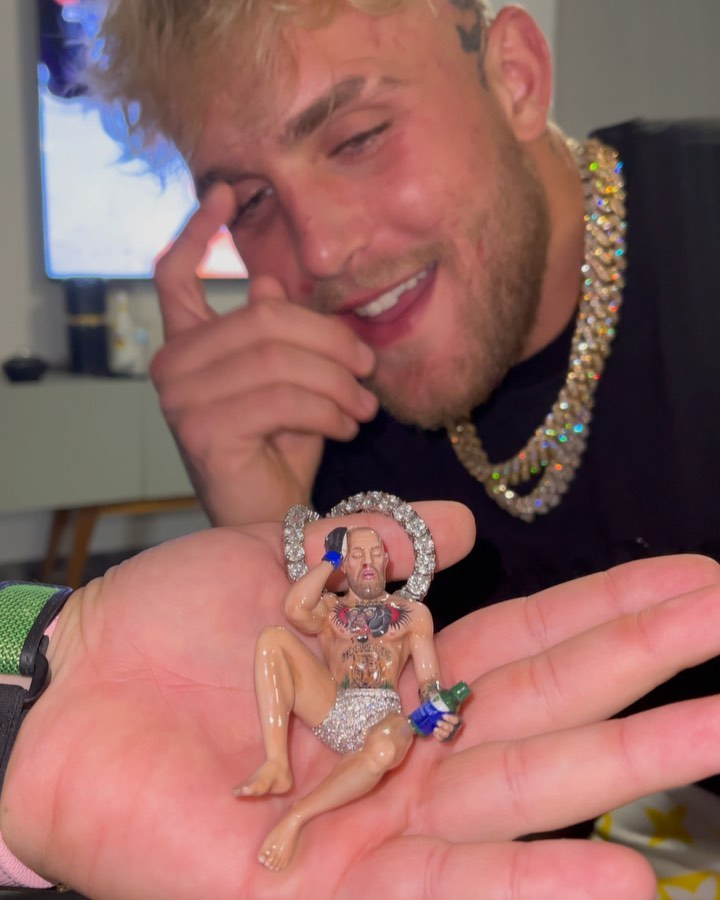 Jake Paul's $100,000 'sleepy' Conor McGregor chain