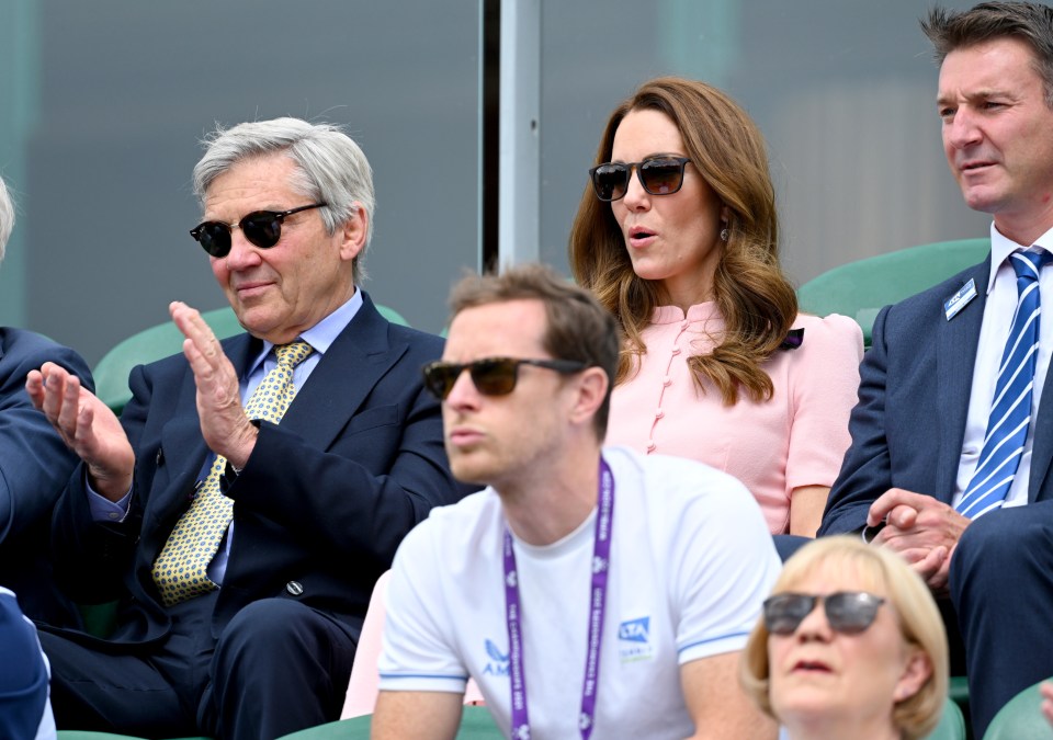 Kate Middleton was also in attendance as Djokovic claimed victory