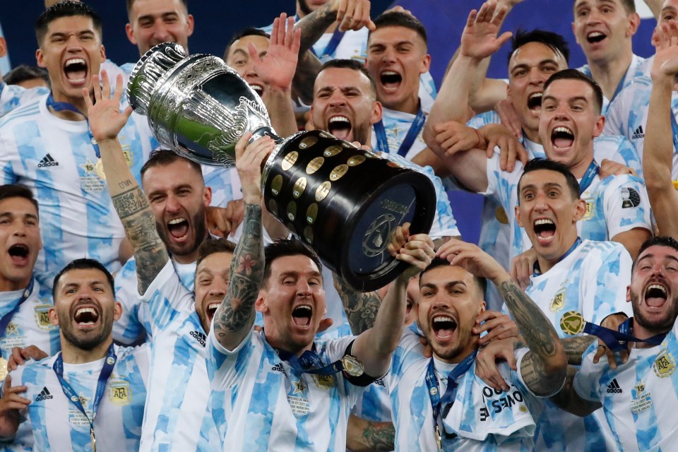 Argentina were crowned Copa America kings after beating Brazil