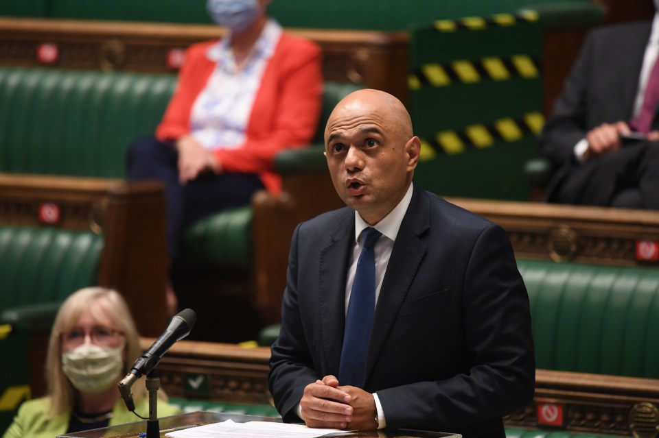 Health secretary Sajid Javid has outlined changes to the rules from August 16