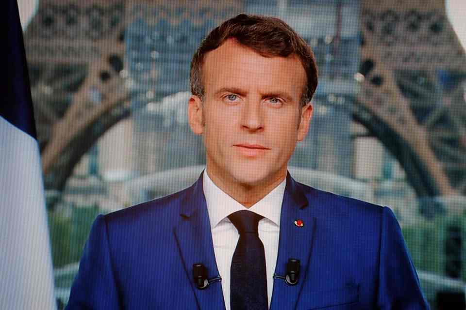 Emmanuel Macron tonight announced compulsory Covid jabs for all French healthcare workers