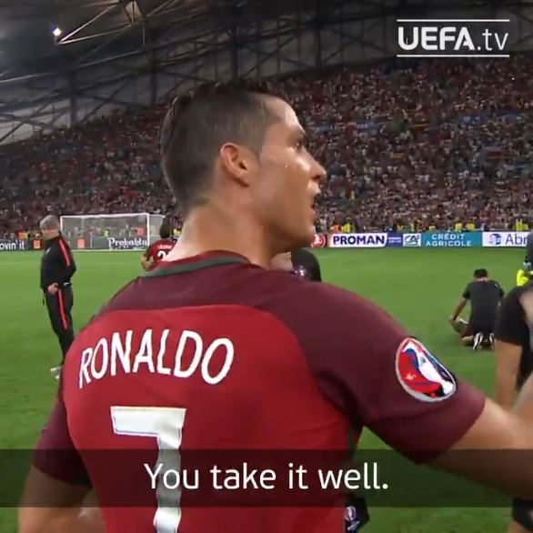 Ronaldo convinced Moutinho to take his penalty against Poland, with the Wolves star scoring en route to a 5-3 shootout win