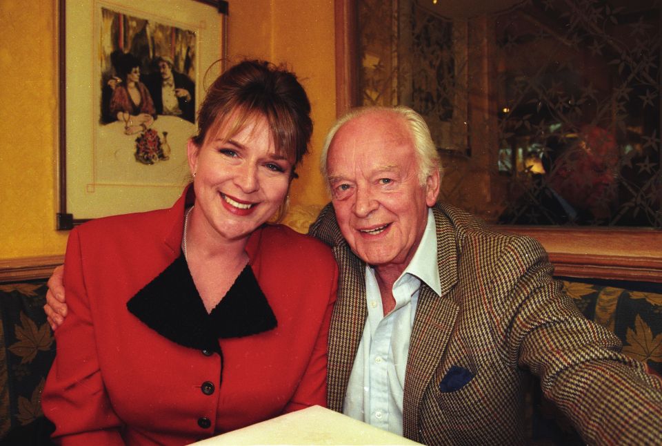 Fern and her father Tony Britton