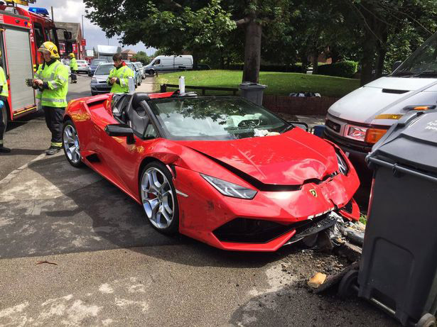 In 2017, another Lamborghini  Huracan crashed in Birmingham in an identical manner