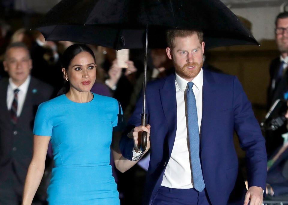 Meghan Markle and Prince Harry during the Endeavour Fund Awards in London