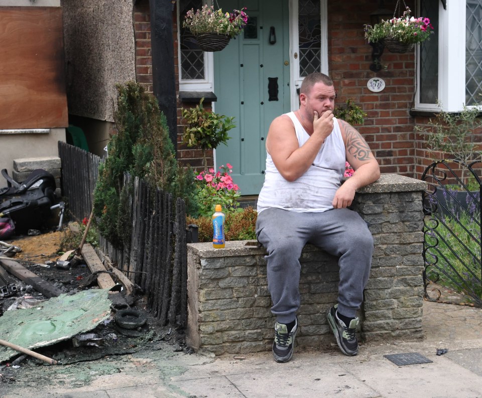 Nick Smith revealed his family will never return home after an arson attack