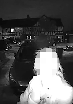 CCTV shows the women coming to the family's front door in South London