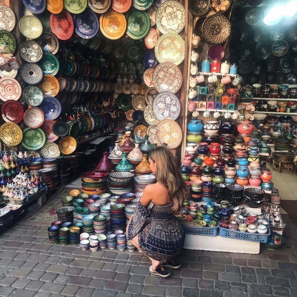 AJ visited the Rue Bab Doukkala Market in Marrakech in 2020