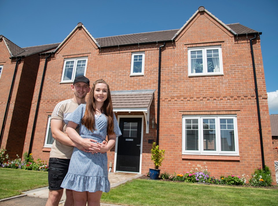 Sophie and Joe bought a massive four-bed house with just a 5% deposit in September last year