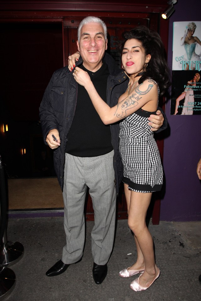 Amy with her dad Mitch in 2010