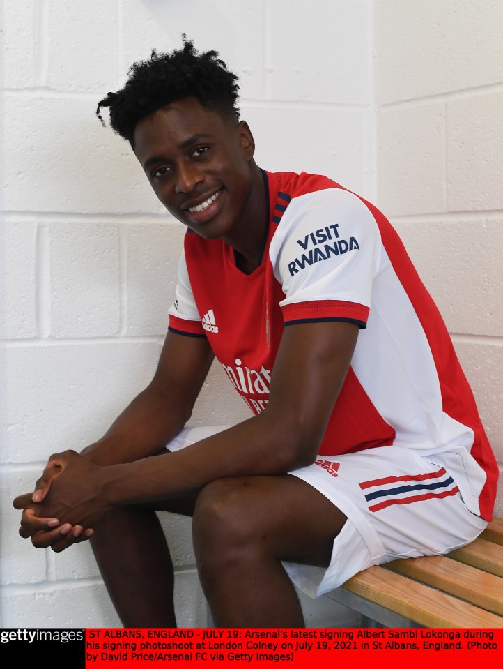 Arsenal have confirmed the signing of Albert Sambi Lokonga