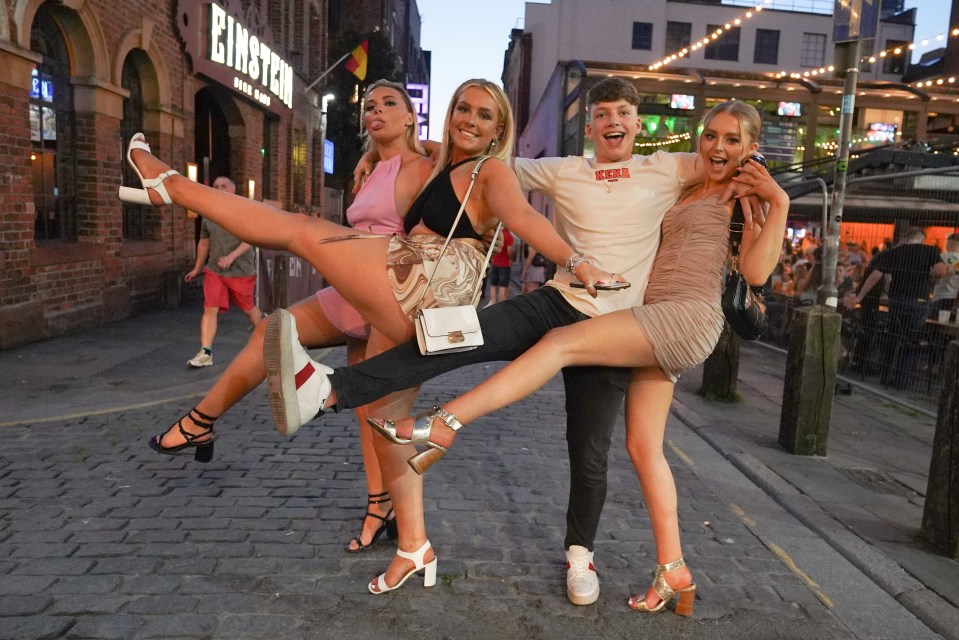 Revellers in Liverpool headed out for a big night