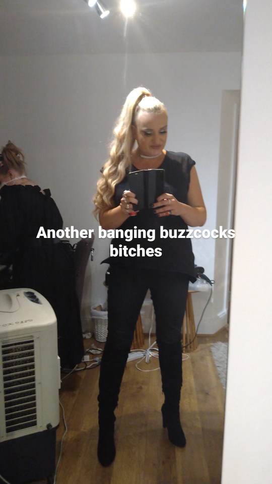 She filmed Never Mind The Buzzcocks earlier in the week