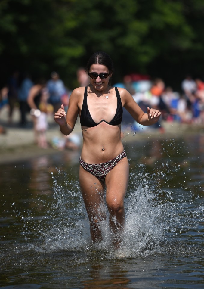 Heather Brison, 21, at Luss, Loch Lomond, Argyle and Bute