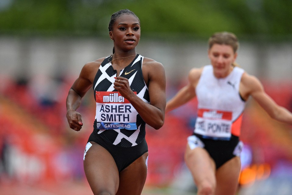 Dina Asher-Smith isn’t feeling the pressure to deliver a medal at the Tokyo Olympics