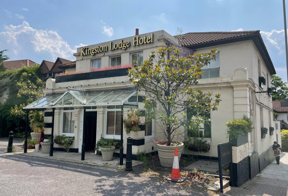 The Home Office has block-booked hotels like the Kingston Lodge Hotel in Kingston upon Thames, South West London, to put up migrants