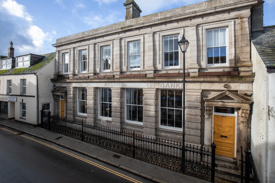 They purchased an old high street bank for £50,000