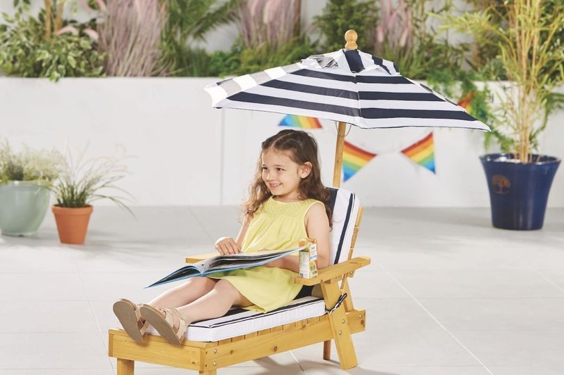 Kids can put their feet up and relax in the sun with Aldi's new reduced range