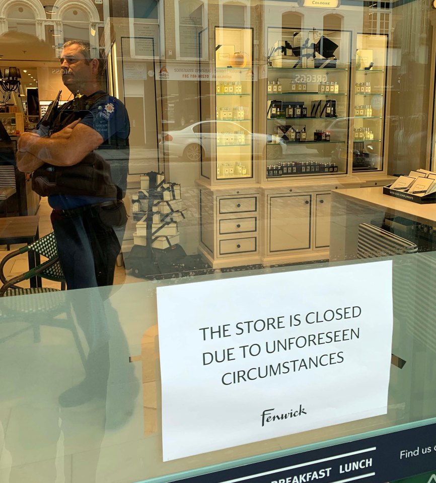 The store remains closed today while investigations continue