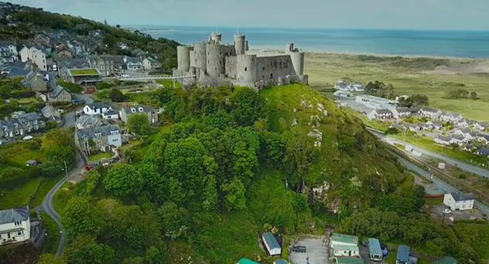 The spot was in the shadow of a gothic castle in North Wales