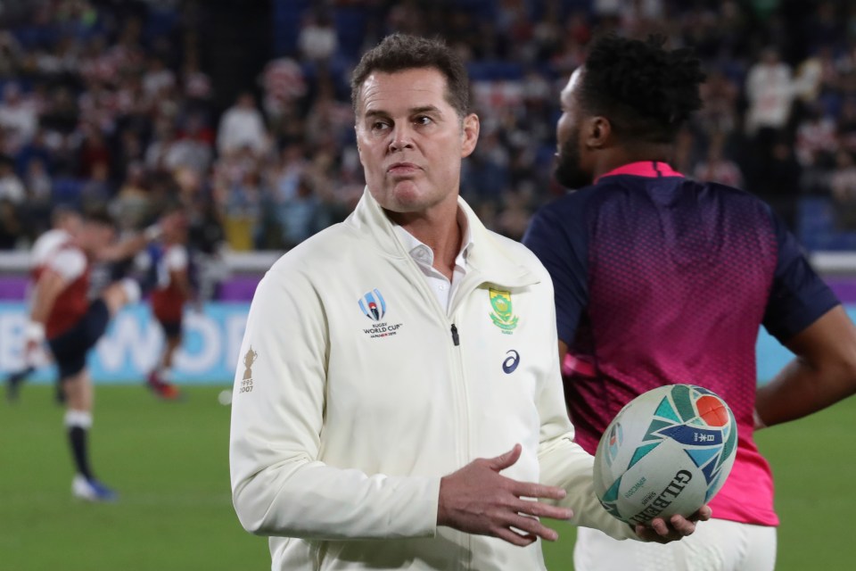 Warren Gatland questioned Rassie Erasmus bizarre waterboy act