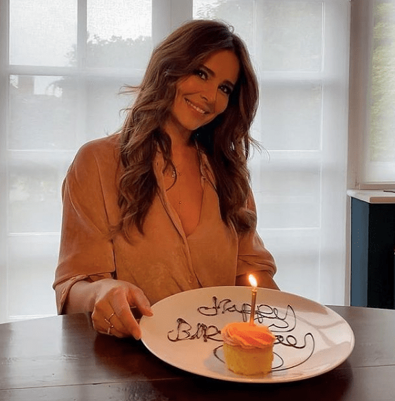 Cheryl recently celebrated her 38th birthday with a cute birthday cake at her home in Buckinghamshire