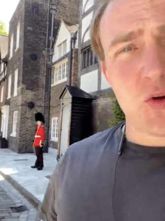 A comedian has revealed what it is like to live in the Tower of London