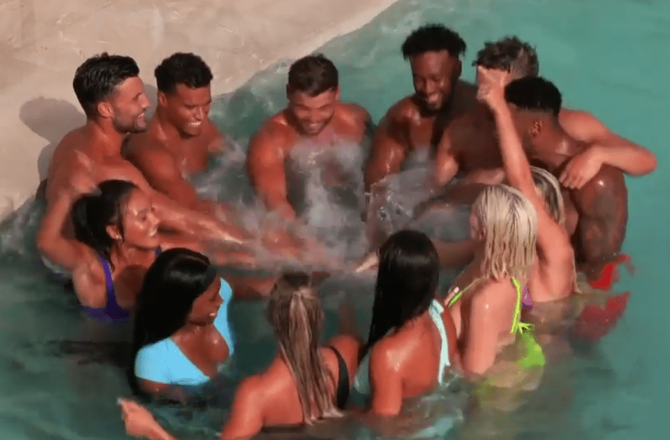 Love Island fans feared for Casa Amor stunner Salma's wig after she was forced to jump in the pool