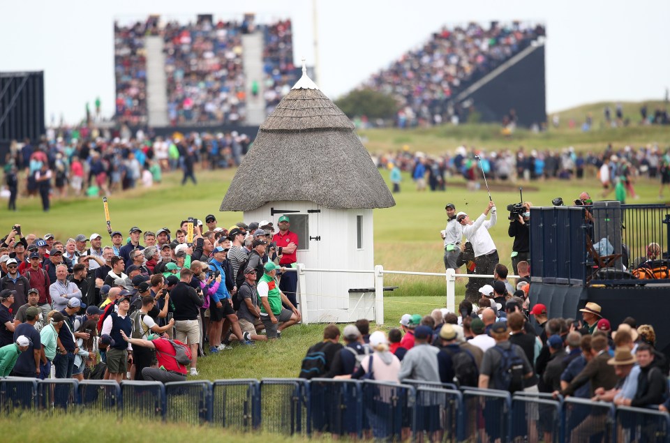 The Open returned after last year's event was cancelled with 32,000 fans watching the action in Kent