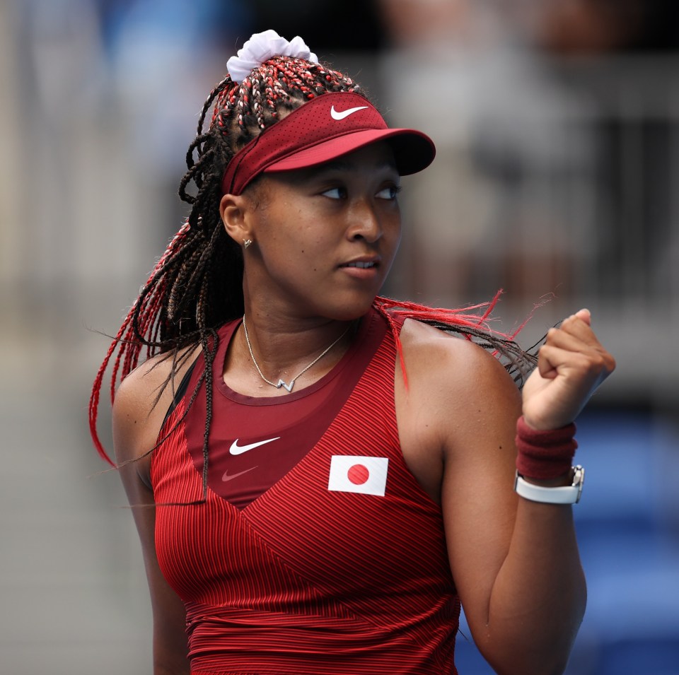 Naomi Osaka made a safe passage into the third round of the women's singles at the Olympics with a 6-3 6-2 win over Viktorija Golubic