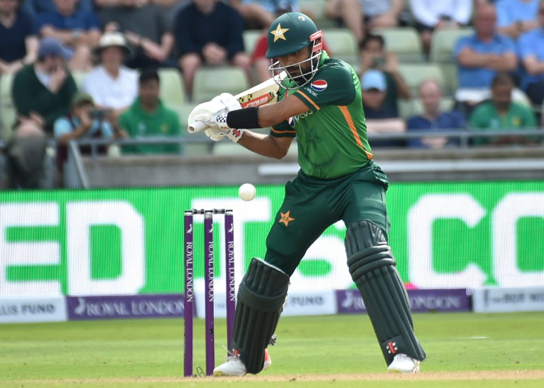 Pakistan skipper Babar Azam smashed 158 from 139 deliveries