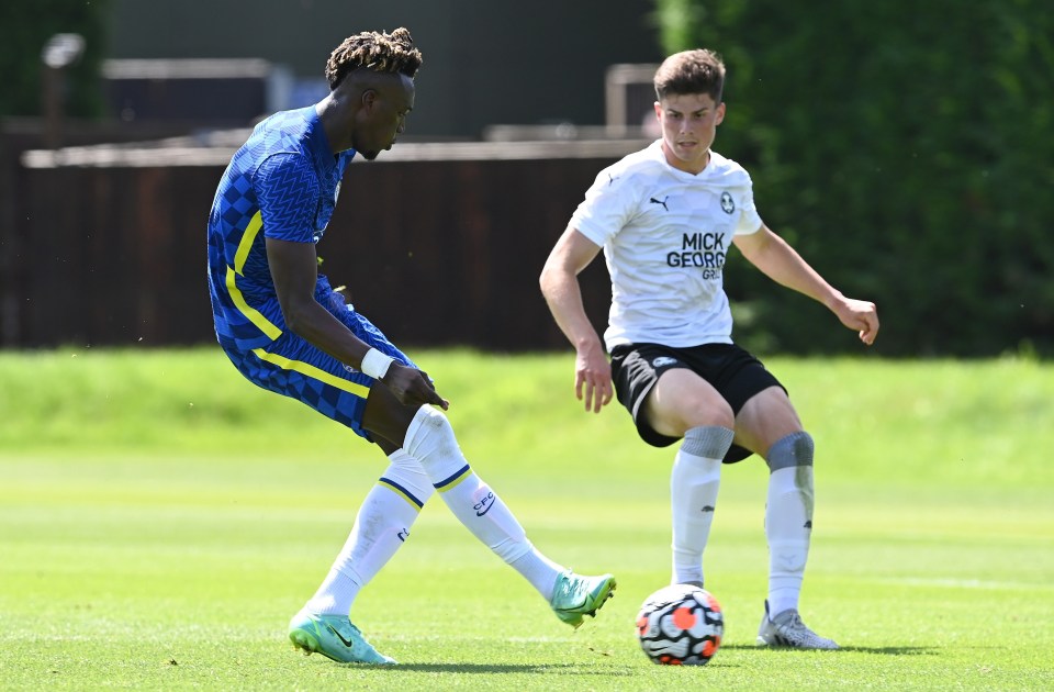 Tammy Abraham opened the scoring against the Posh