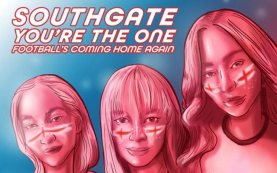 Atomic Kitten have released ‘Southgate You’re the One’ as England head into the Euros semi-final