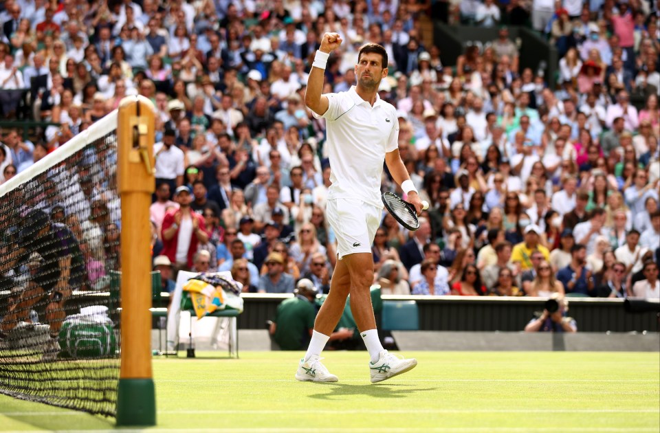 The crowd witnessed greatness as Djokovic moved on to 20 Grand Slam titles