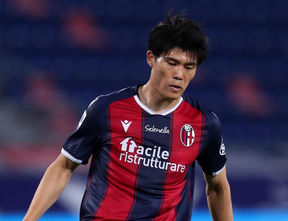 Takehiro Tomiyasu, 22, is set to join Arsenal from Bologna