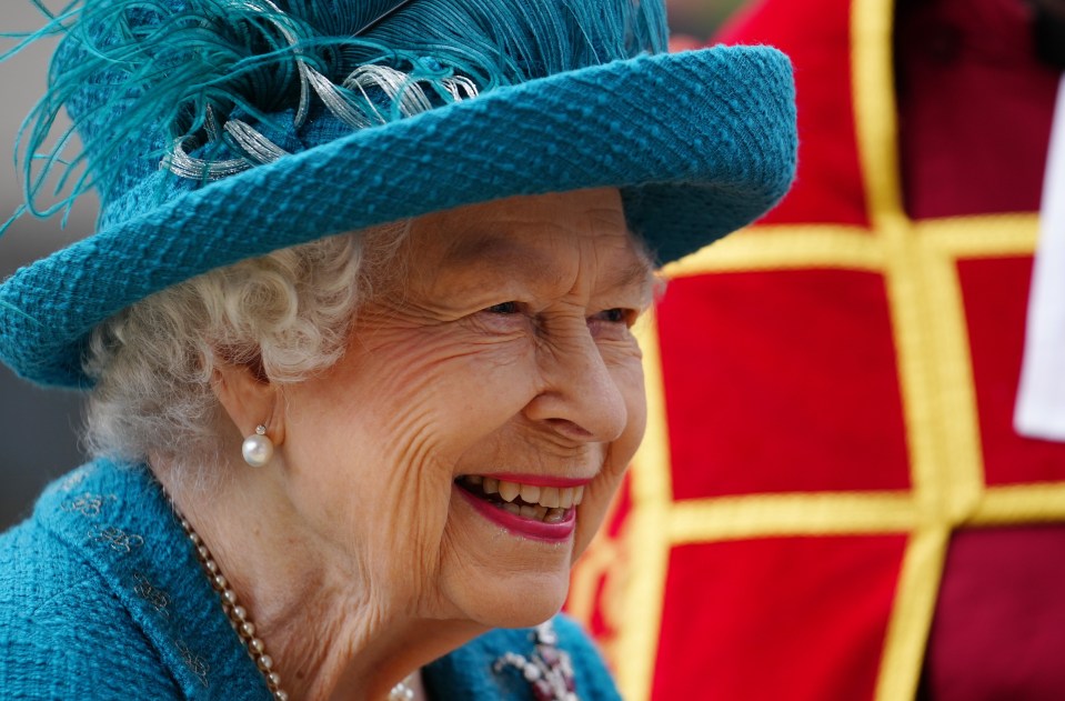 They reckon the Queen has been swept up in Euro 2020 excitement