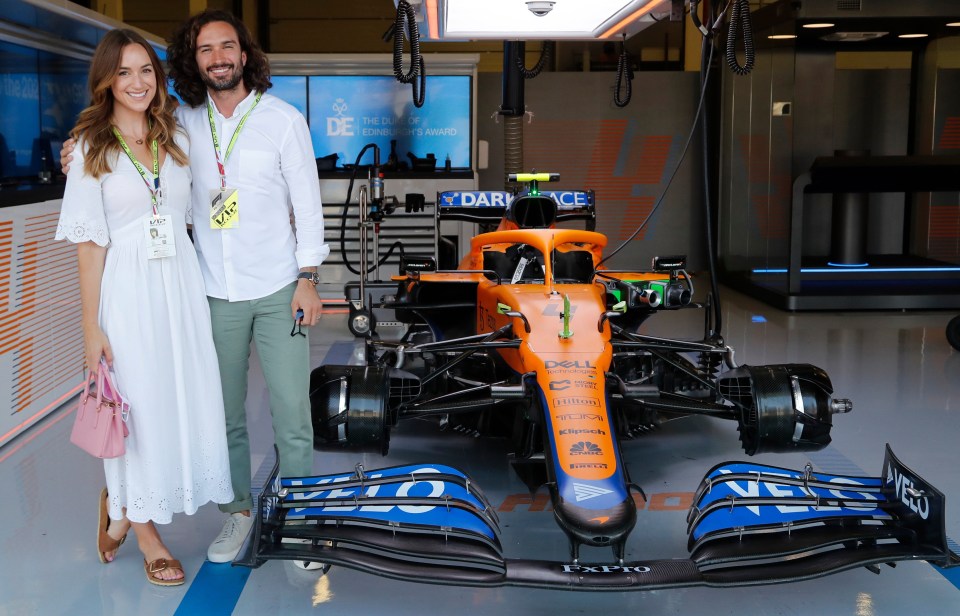 Fitness guru Joe Wicks had a picture with Lando Norris’ McLaren