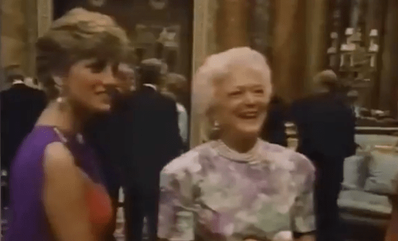 Princess Diana was at the G7 event with Barbara Bush