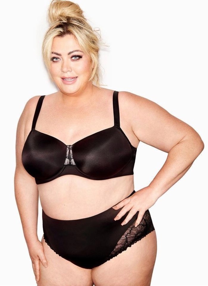 Gemma Collins stripped to a bra and pants for a new photo shoot