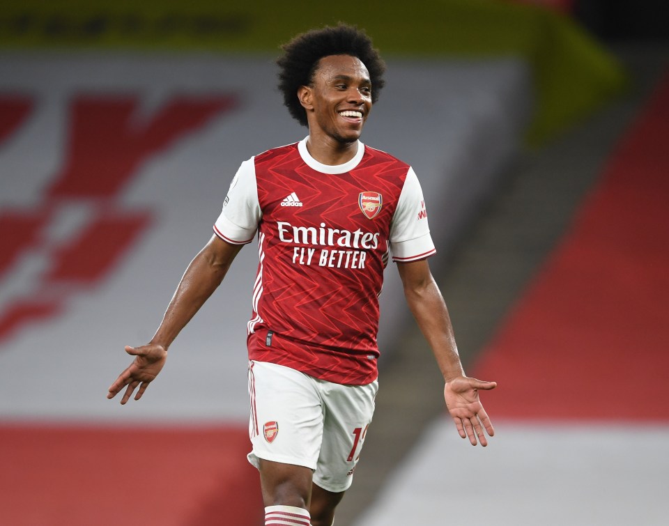 Willian has left Arsenal by mutual consent