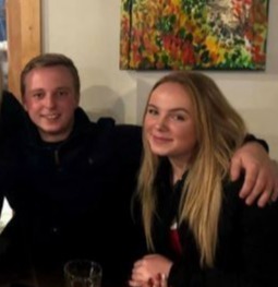 Rory Baldwin, pictured with his sister Milli, went missing in Rochester