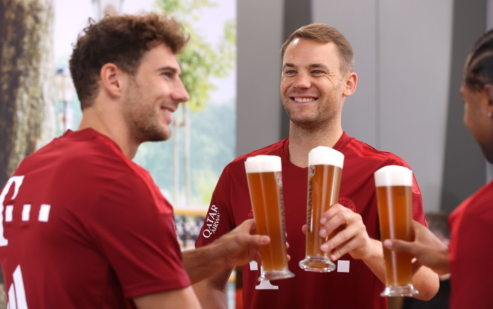 Bayern have a long-term relationship with Munich brewery Paulaner